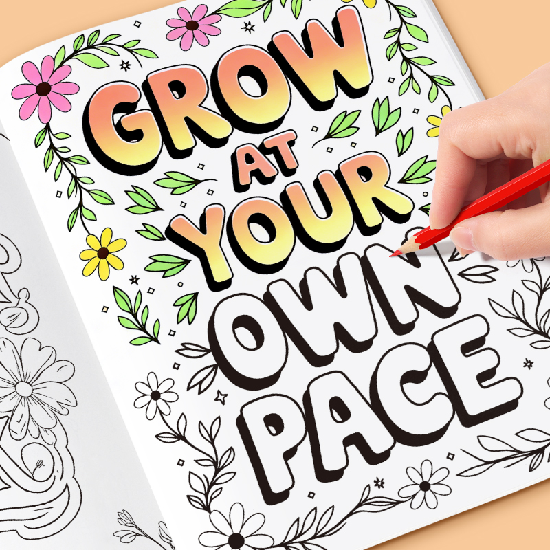 Adult Coloring Book Stress Relief - Libro de Colorear para Adultos de