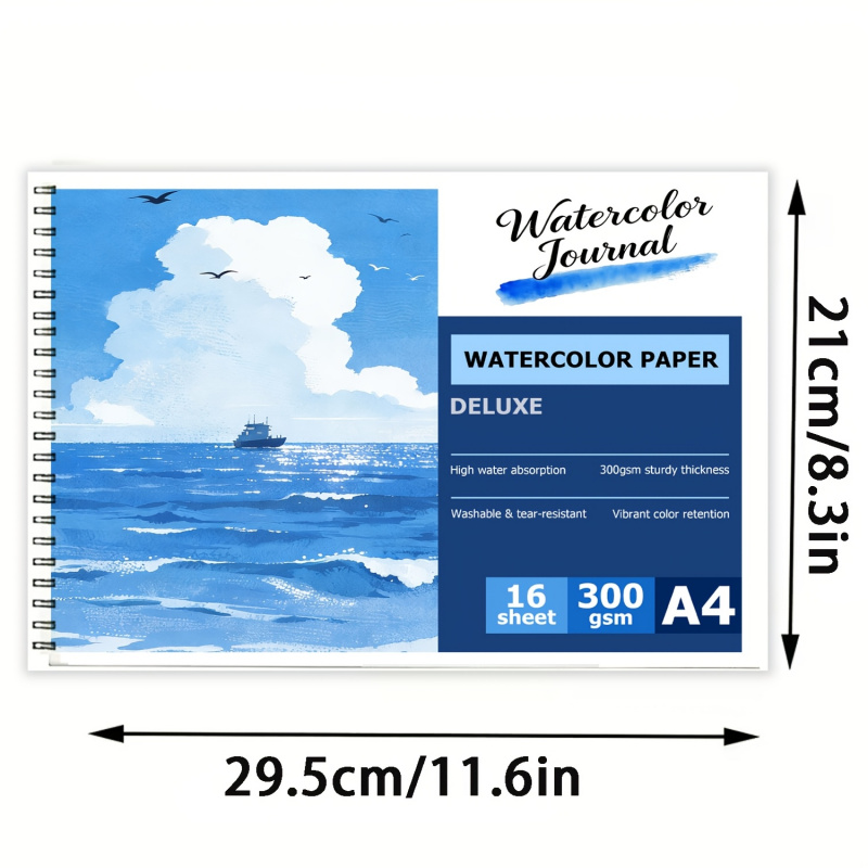 Bloc de Acuarela de 16 Hojas A - Stationery Books reseña y precio