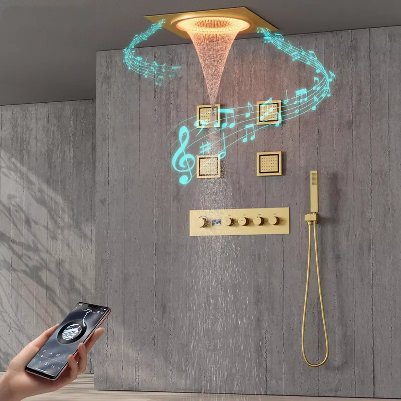 Juego de Ducha LED Inteligente - Music reseña y precio