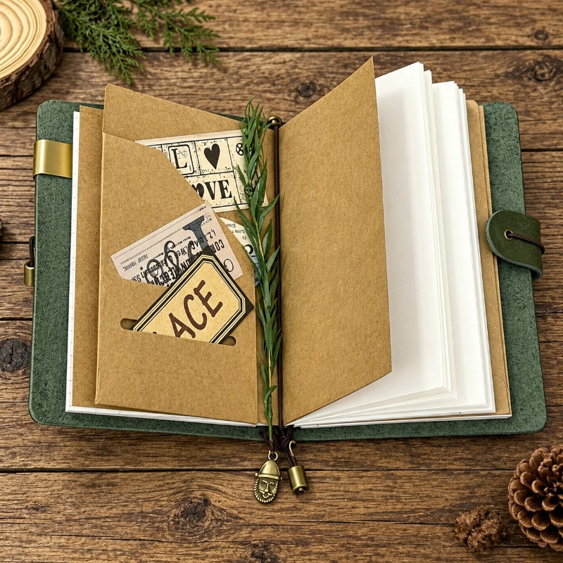 Cuaderno de viaje A7 A6 Pueblo - Vintage Leather Journal Notebook reseña y precio