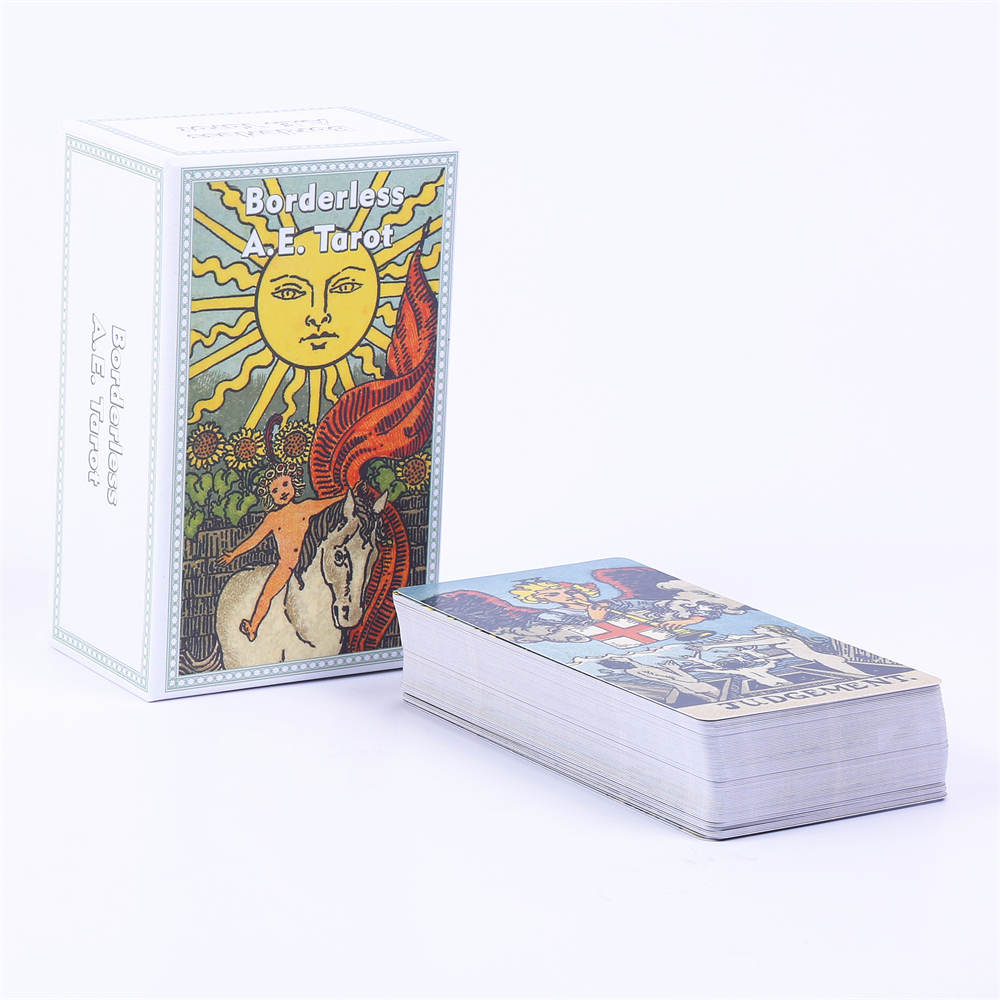 12*7cm sin bordes A.E. Baraja  - Tarot Deck With Guidebook reseña y precio