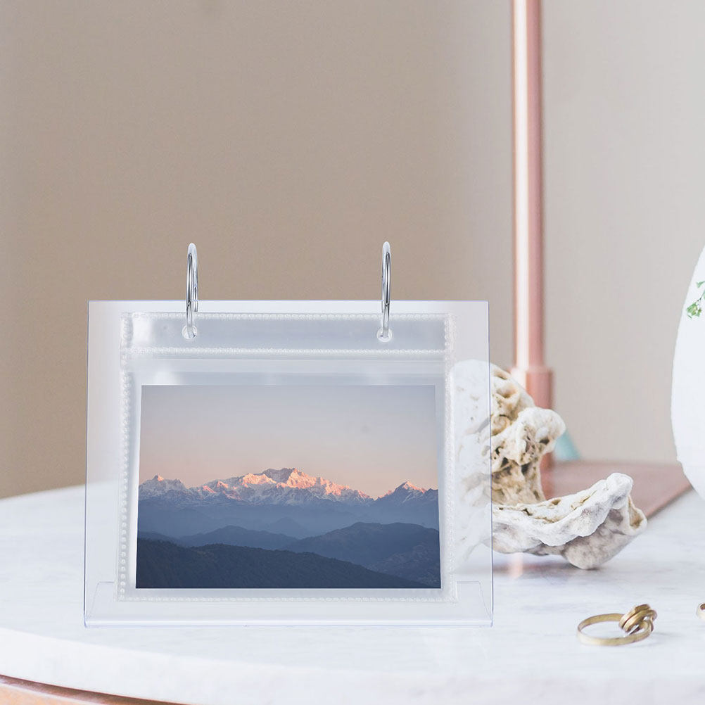 2 unidades de álbum de fotos a - Clear Acrylic Book Stand Holder reseña y precio