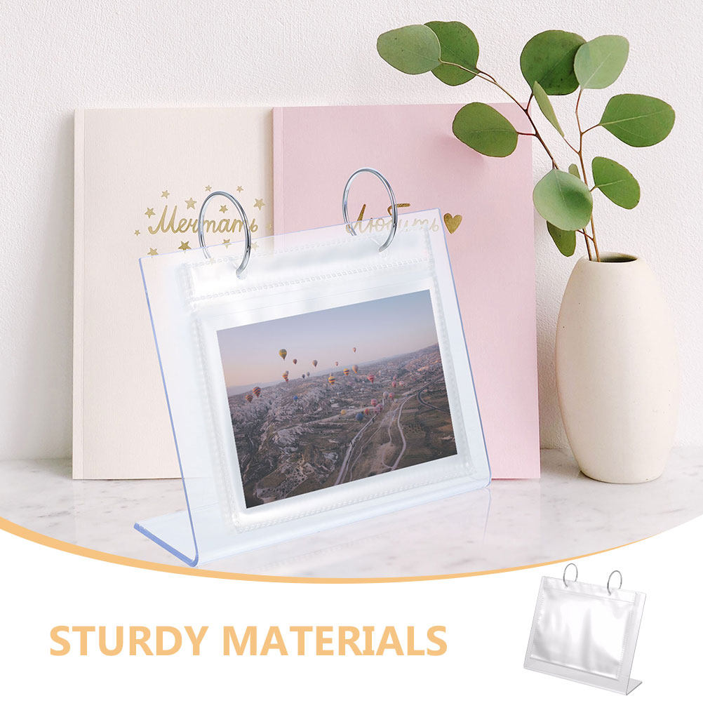 2 unidades de álbum de fotos a - Clear Acrylic Book Stand Holder reseña y precio