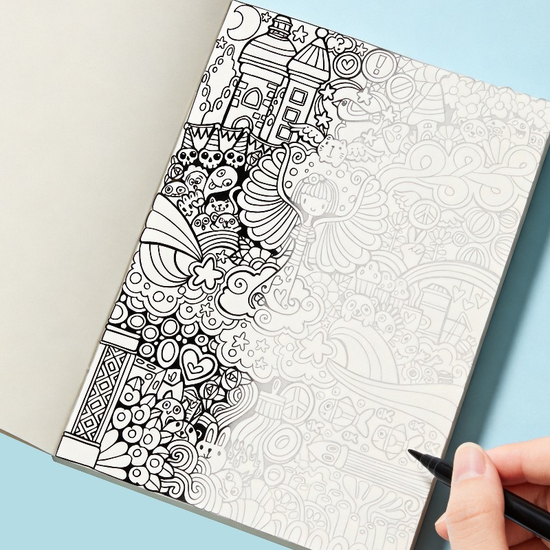 Libro de Graffiti para Aliviar - Adult Coloring Book Stress Relief reseña y precio