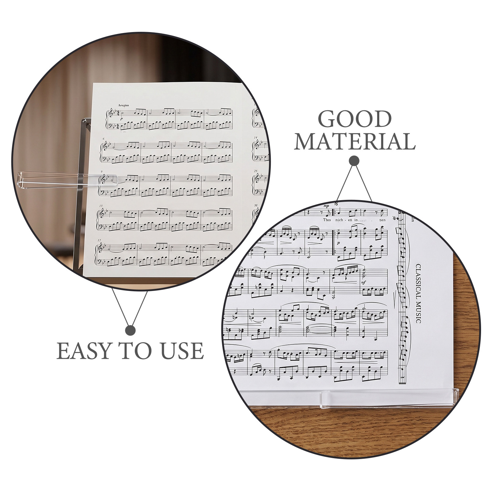 6 pares de clips transparentes - Clear Acrylic Book Stand Holder reseña y precio