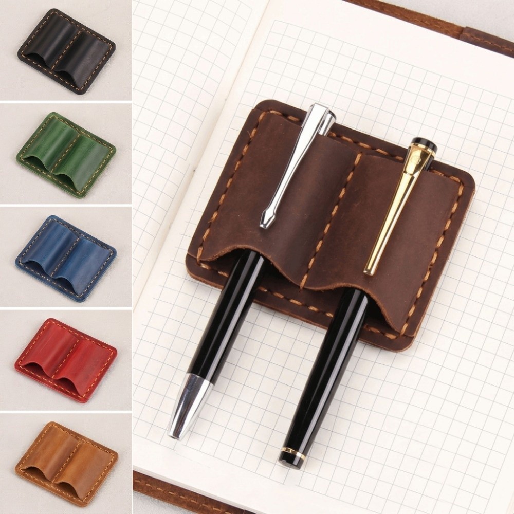 Portaplumas Doble de Cuero Vin - Vintage Leather Journal Notebook reseña y precio