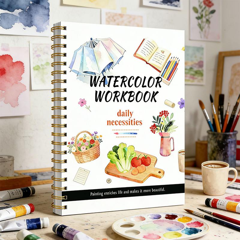 Cuaderno de acuarela con espir - Stationery Books reseña y precio