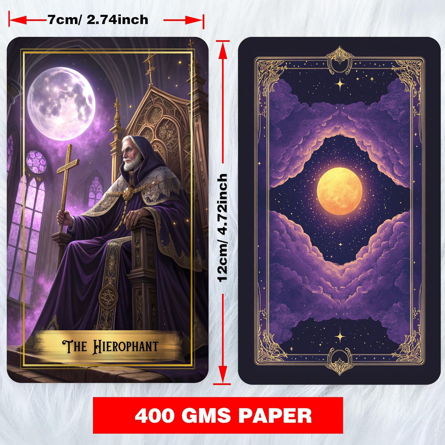 Baraja de cartas de tarot Purp - Tarot Deck With Guidebook reseña y precio