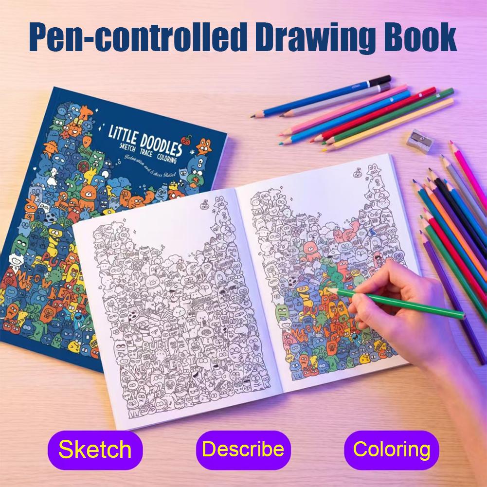 Libro de colorear con dibujos  - Adult Coloring Book Stress Relief reseña y precio